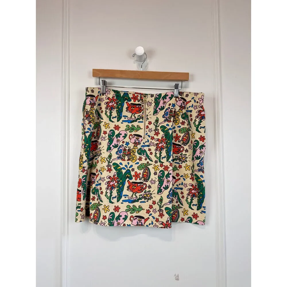 Nooworks Pattern Mini Skirt (XL)